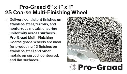 Image of Multi-Finishing Wheel 6 inch x 1 inch x 1 inch, 2S Coarse, 13170
