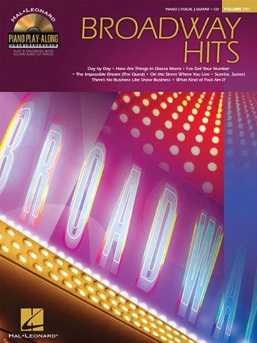 Broadway Hits: Piano Play-Along Volume 101
