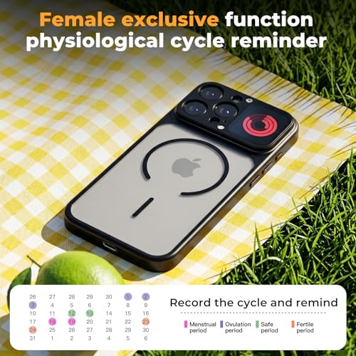 Phone Case for iPhone 16 Pro Max Smart Display for MagSafe Clear Back - image 3