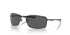 Oakley Mens OO4075 Square Wire Rectangular Metal Sunglasses