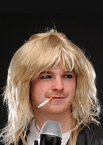 Magic Box Mens Kurt Cobain Style Long Blonde Grunge Wig