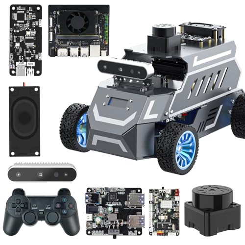 Image of Yahboom for Jetson Orin Nano 8GB Super Ackerman Chassis, ROS2 AI Coding Robot with Large AI Model, SLAM Mapping and Autonomous Driving(Superior Ver with Orin Nano 8GB)