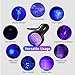 GLOSSDAY Blacklight Flashlight 68 LED UV Flash Light,Ultraviolet Flashlight Black Light Professional Pet Urine Detector for Dog/Cat Urine,Pet Stains,Hunting Scorpions