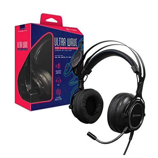Hyperkin "Ultra Wave" USB Gaming Headset for PS4/ PS3/ Nintendo Switch/ PC/ Mac