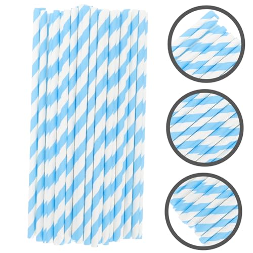 COLLBATH 100 pitillos de papel para fiesta miniatura 2