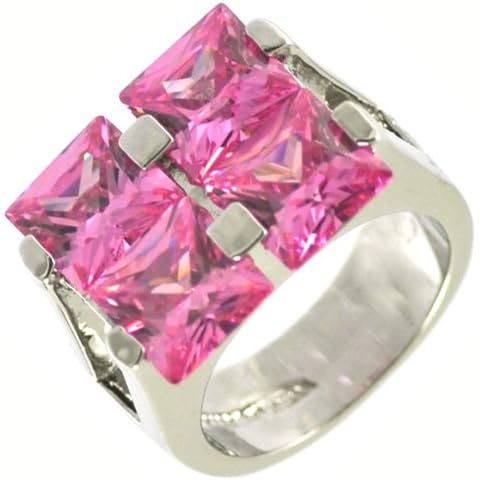 Pink Four Square Ring Cover