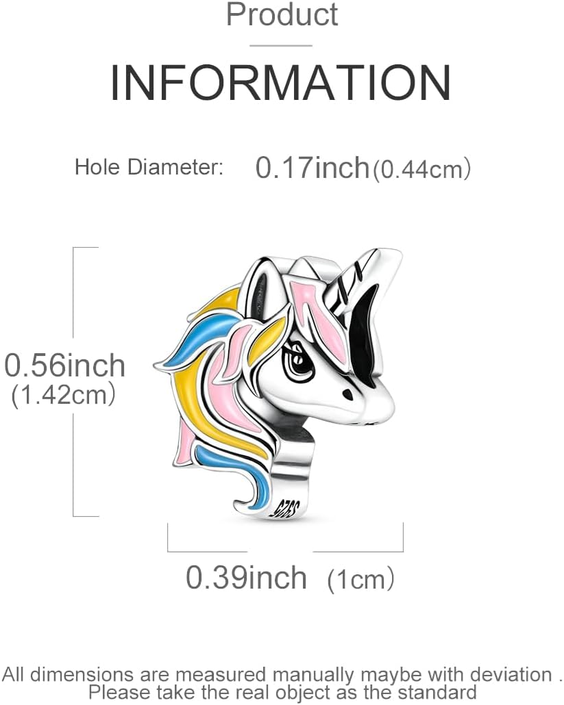 925 Sterling Silver Charms for Pandora Bracelets and Necklaces for Women Bead Carto... - Image 2