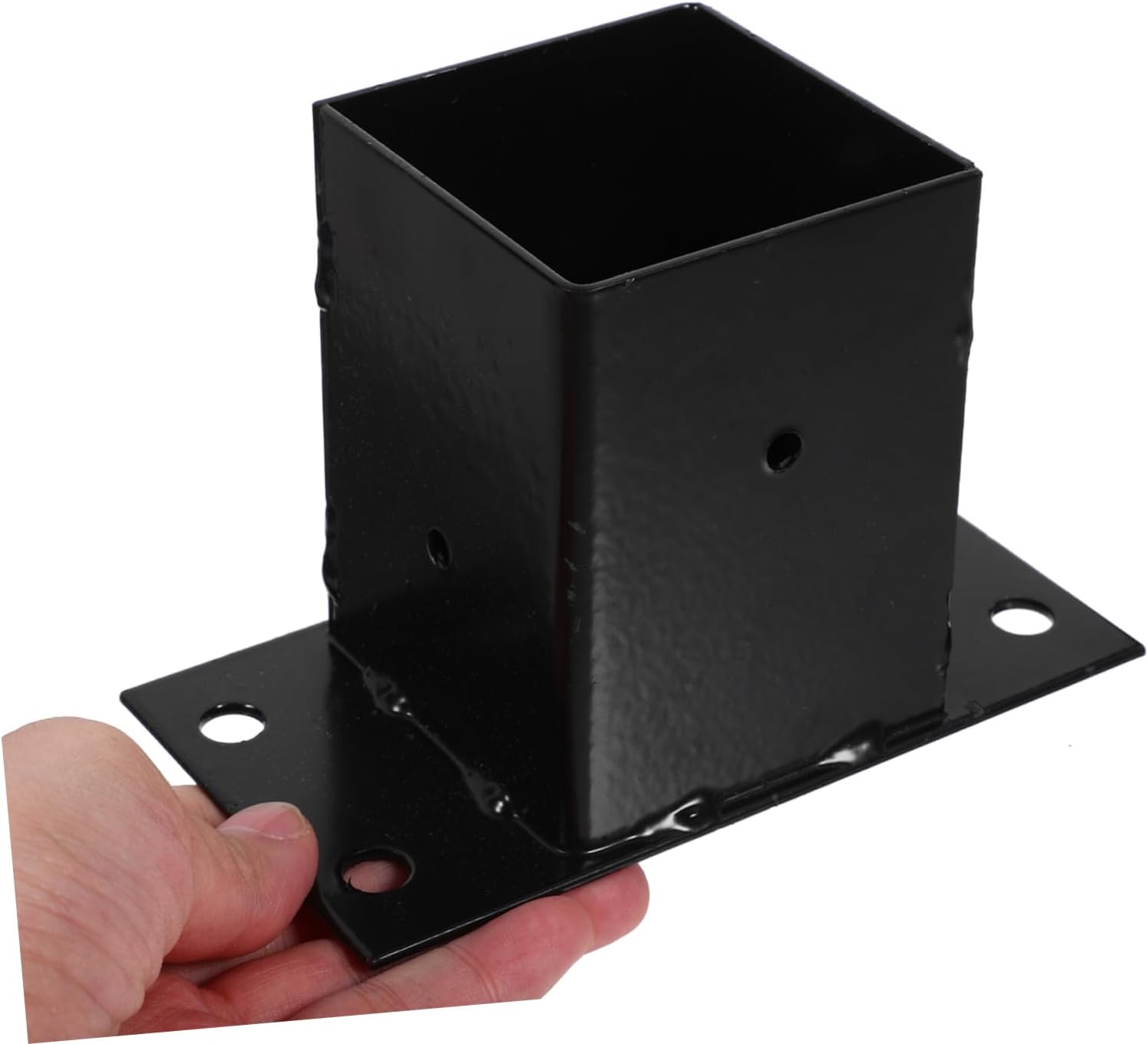 Mailbox Post Cover Post Base Protector Bracket for Mailbox Support Finish for Deck and Railing Use