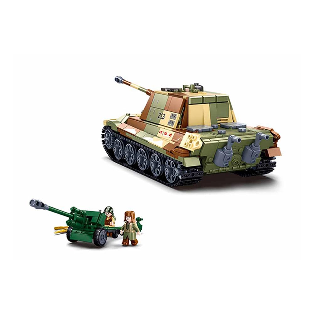 Sluban Set Costruzione WWII Budapest Winteroffensive: 769 Pezzi Con 8 Minifigure E Veicoli - 2
