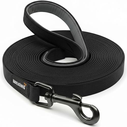 Rudelkönig Schleppleine 5m für Hunde - Robuste & wetterfeste...