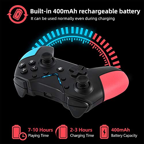 Switch Controller, Switch Pro Controller Geschikt voor Switch / Switch Lite, Switch Controller Bluetooth Switch Pro… - Image 7