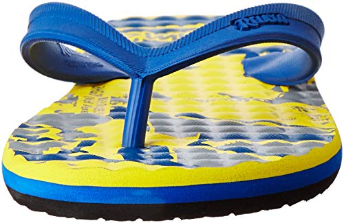 Image of BAHAMAS Men's BH0028G Yellow N. Blue Flip Flops 7 (BH0028GYLNB0007)
