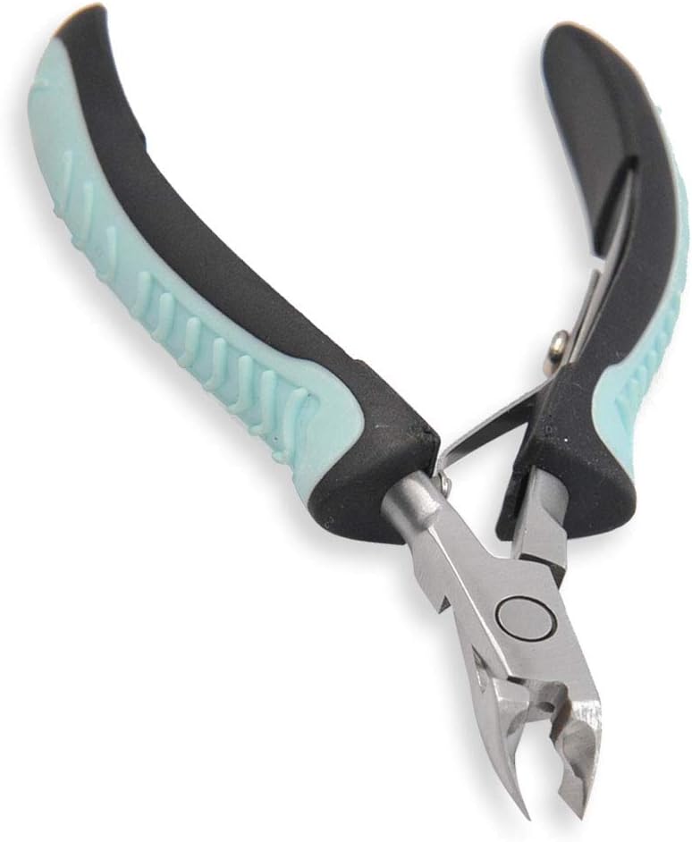 Cuticle Trimmer, IVON Professional Cuticle Nipper with Non-slip Handle Stainless Steel Cuticle Cutter Tool