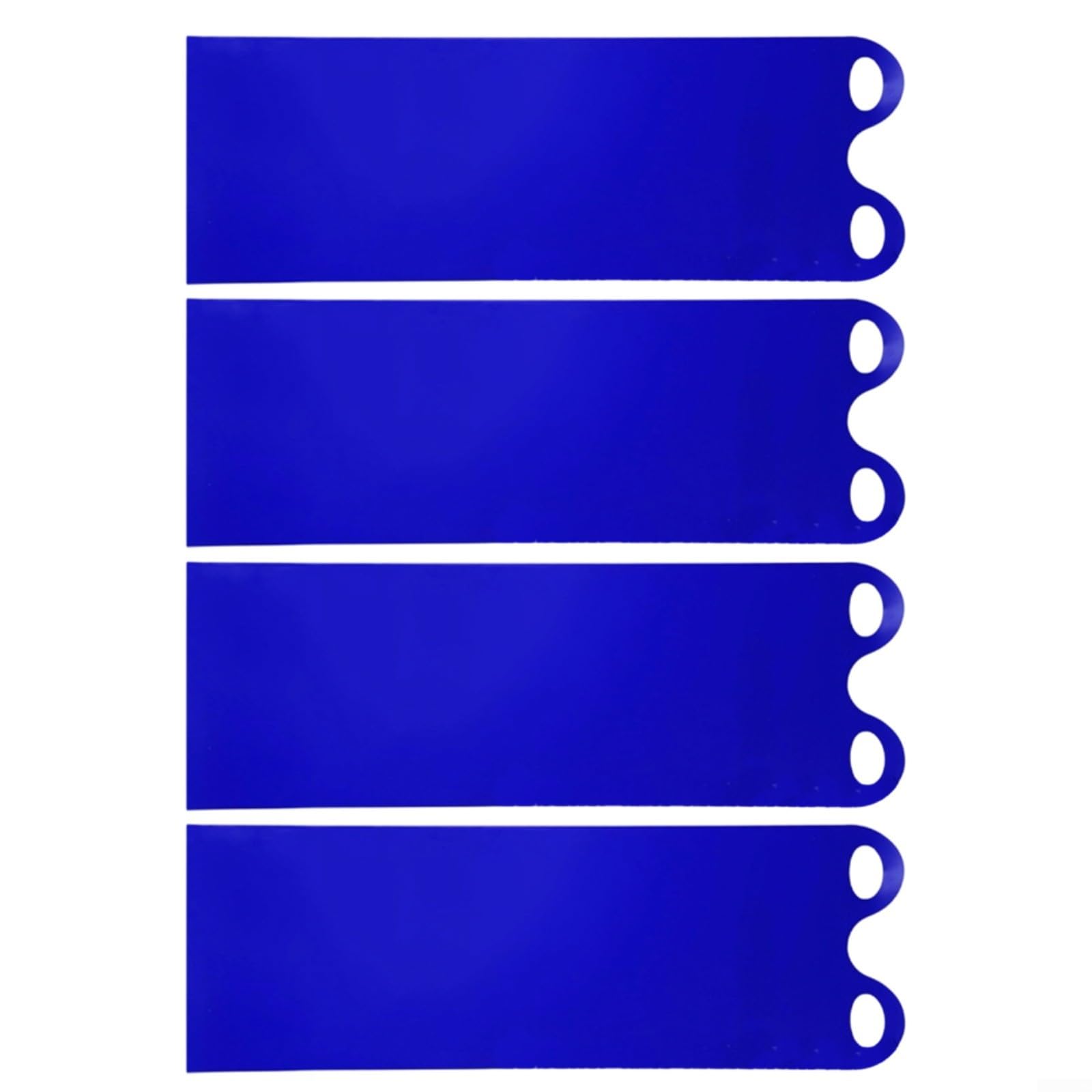 Luge À Neige Pliable 137X42cm, Plastique Résistant Au Froid Pour Enfants Et Adultes, Léger Et Portable Pour Hiver(137cm blue 4 packs)