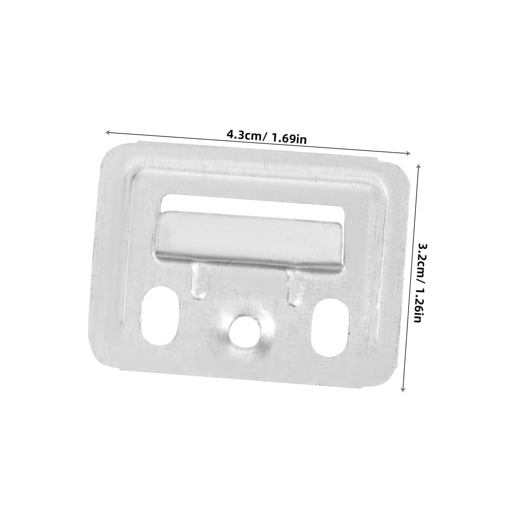 Lurrose Metal Wall Panel Fasteners Pcs Wall Hanging Buckle Clips for Easy Setup