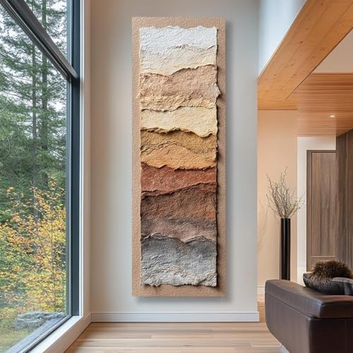 Impression verticale allongée 50 x 150 cm pour tableau sur toile salon