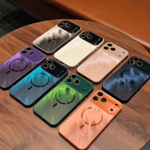 Coque iPhone 16 Pro magnétique rose laser pour le quotidien