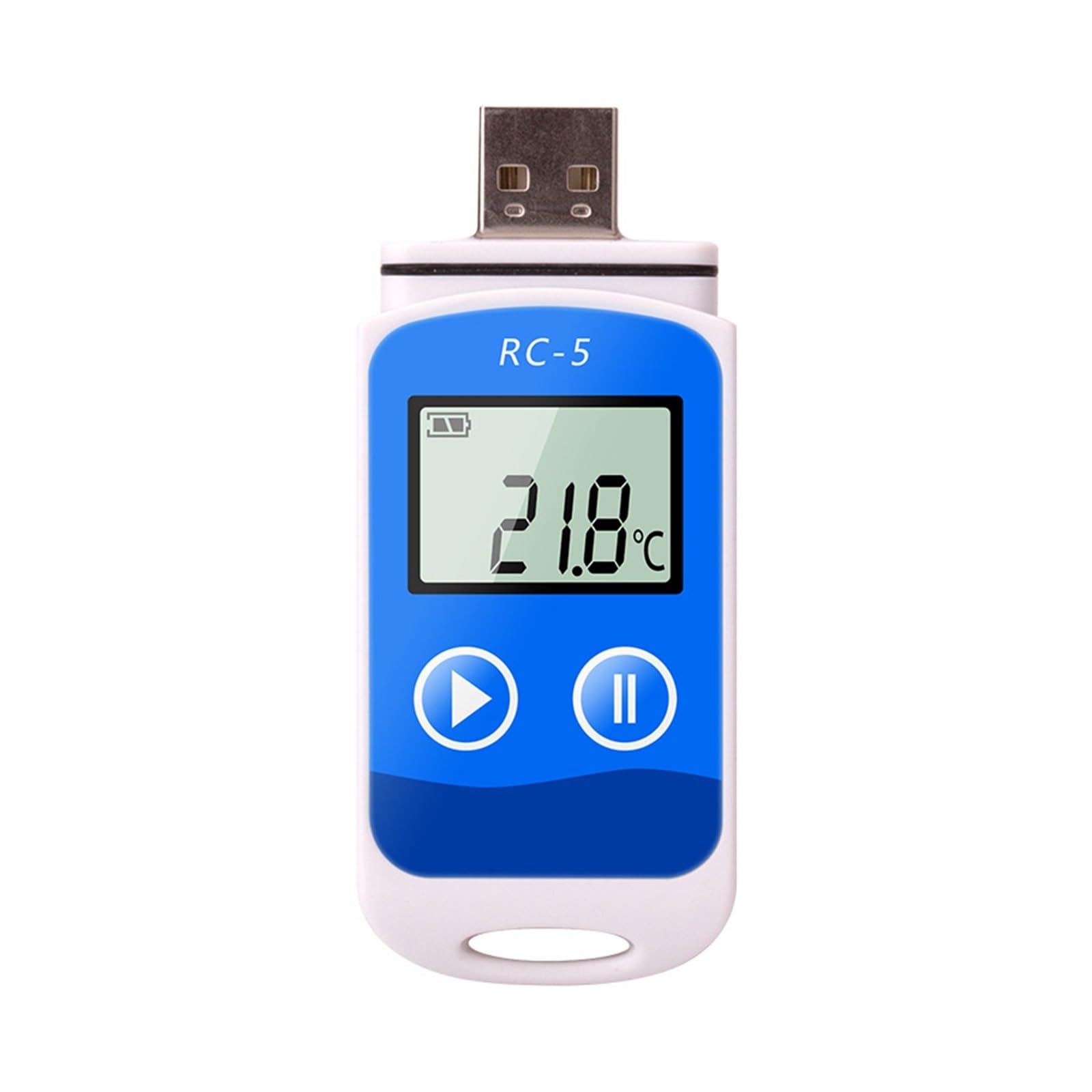 Registratore di temperatura su disco USB RC-5 Trasporto refrigerato Conservazione a freddo Catena del freddo portatile