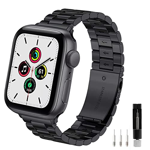 YHC Correa para Apple Watch Series 7 6 5 4 3 2 SE,Pulsera Compatible con iWatch 45mm 44mm 42mm Cover