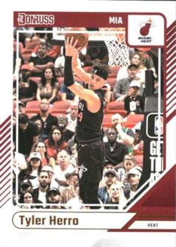 2024-25 Donruss 43 Tyler Herro Miami Heat Official Basketball Card in Raw (NM or Better) Condition