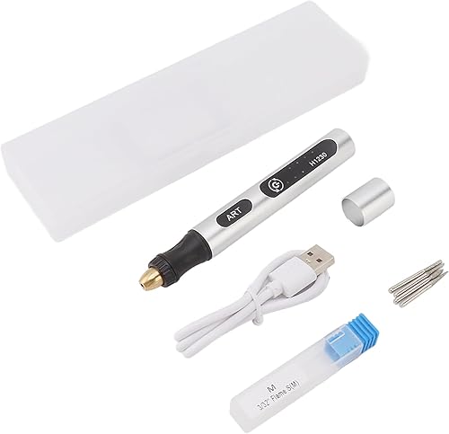 Miniatura 8 de Mini herramienta giratoria inalámbrica, 3 velocidades 4.2V recargable kit de herramientas rotativas eléctricas con accesorios, juego de amoladora