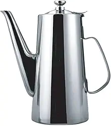 Bule Chaleira de Inox Com Bico Longo Para Café Chá 23cm