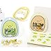 Aimeio Super Cute Cartoon Animals Transparent PVC Stickers for Diary Calendar Albums Decoration Scrapbook Planner Journal Child DIY Toy School Office Supplies,4 Pack,200 Pieces