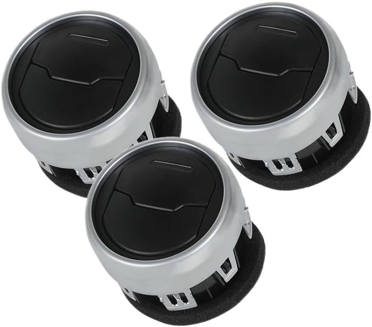Center A/C Air Vent Air Conditioning Vent Fit For Ford Fit For MUSTANG 2015-2020 2021-2023 FR3Z-19893-AE FR3Z-19893-AC(3pcs)