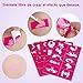 Lictin Pinturas Cara y Corporales-24 Colores + 50 Moldes + 6 Cepillos,...
