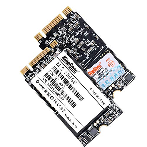 KingSpec 256 GB M.2 SSD 22 * 42mm MLC SATAIII NGFF Storage a stato solido Storage NAND Flash [2242-256GB]