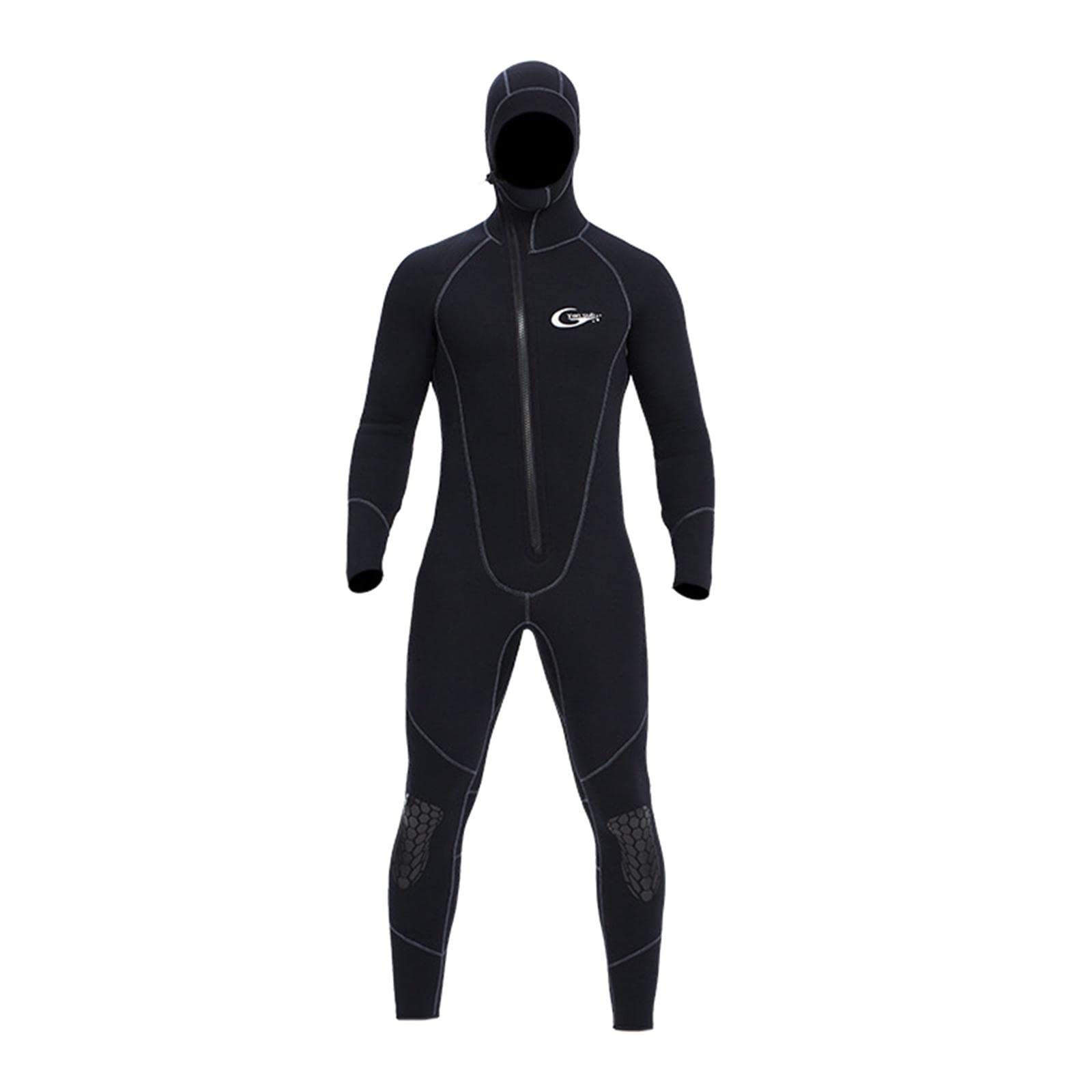 LICHTS Mens Wetsuits Jumpsuit Full Body Neoprene 5mm Keep Warm for Snorkeling XXL-picture-26