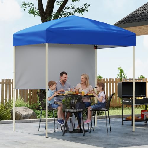 Tangkula 6x4 Ft Pop Up Canopy for Camp, Beach, Patio