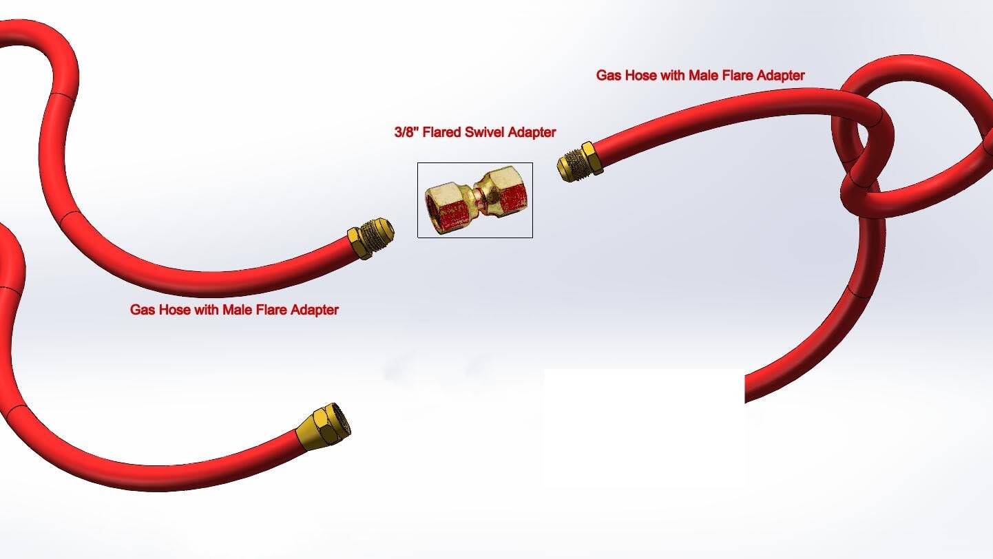 Anderson Metals 754046-0604 Pipe Fitting, Flare Connector, 3/8 x 1/4 In. FPT - Quantity 10
