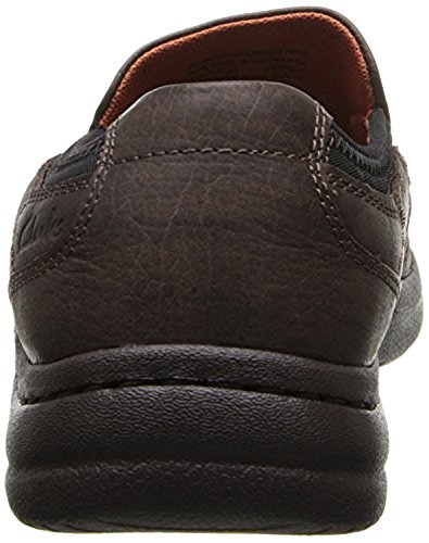 Clarks Men's Dark Brown Leather Niland Energy 14 D(M) US3