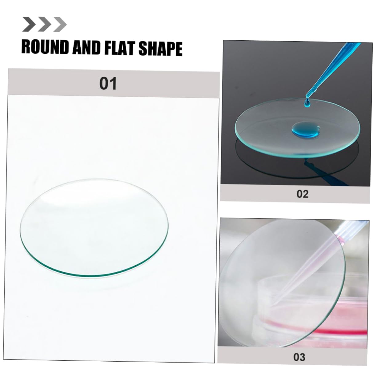 Vetri Da Laboratorio Per Orologi 10 Pezzi Becher in Per Accessori Da Laboratorio Chimico Lisci Per Una Facile Pulizia