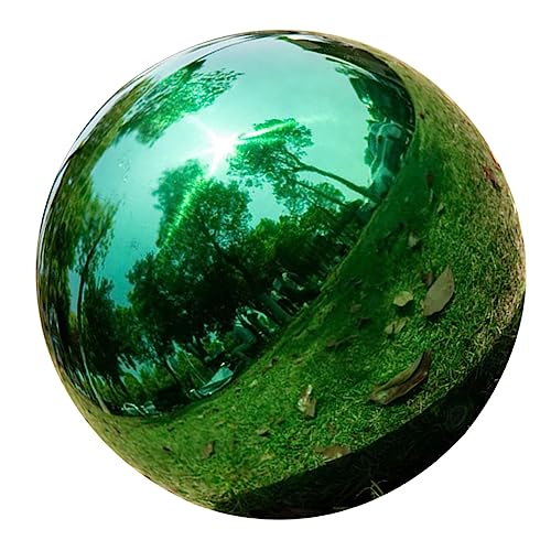 Levemolo Polished Gazing Ball Reflective Ball Decorative Garden Decor Large Outdoor Mirror Decorative Ball