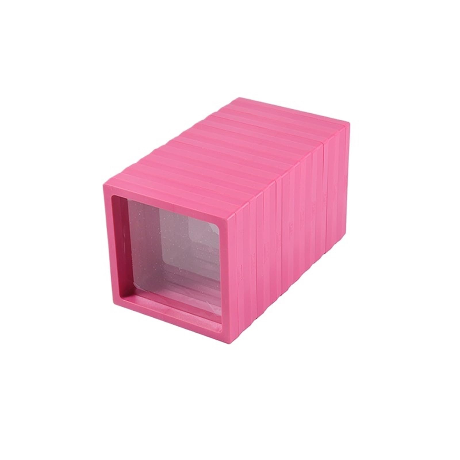 14pcs 3D Floating PE Film Jewelry Ring Earring Gift Packaging Box Bracelet Display Stand Holder Case Storage For Earring Necklace Bracelet(Rose Red,11cm)