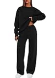 Sweatsuits Women 2 Piece Outfit Matching Lounge Sets Fall Outfits 2025 Fashion Clothing Crewneck Track Suits