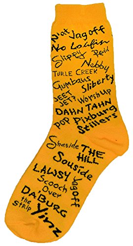 Alberts Gifts Pittsburghese Socks (Yellow)