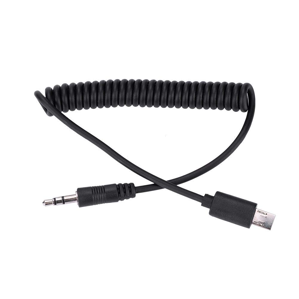 Kabel zwalniający EBTOOLS do Sony, czarny kabel zwalniający 3,5 mm / 2,5 mm do Sony RX1 / RX10 / RX100 / A7S / A7R / A7 / A7II / A7III / A9 / A58 / 77M2 (3,5 mm)