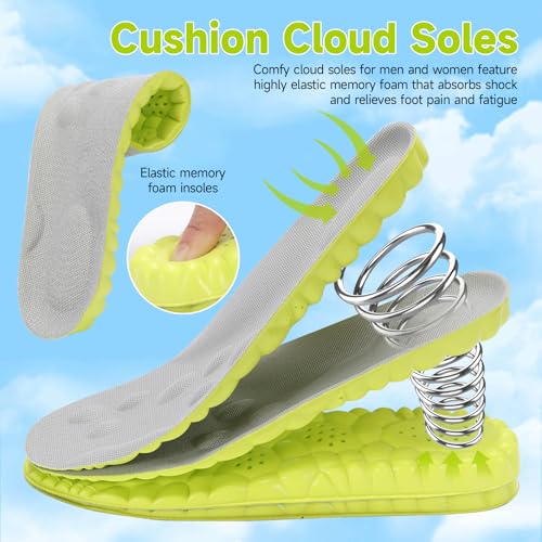 Image of 4D Stepper Insoles for Men and Women,Soft Arch Support Cloudsole Thick Cushion Cloud Insole for Foot Pain Relief