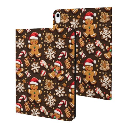 Coque iPad 11 2025 mince anti-rayures avec support stable et motif de Noël