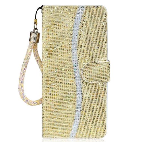 Étui portefeuille Samsung S26 Ultra haut de gamme en cuir scintillant argenté pour smartphone