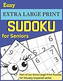 Easy Extra Large Print Sudoku for Seniors: Part of our Extra Large Print Puzzles for Visually Impaired series | 8.5x11 inches,210 pages | 150+ puzzles, 1 puzzle per page