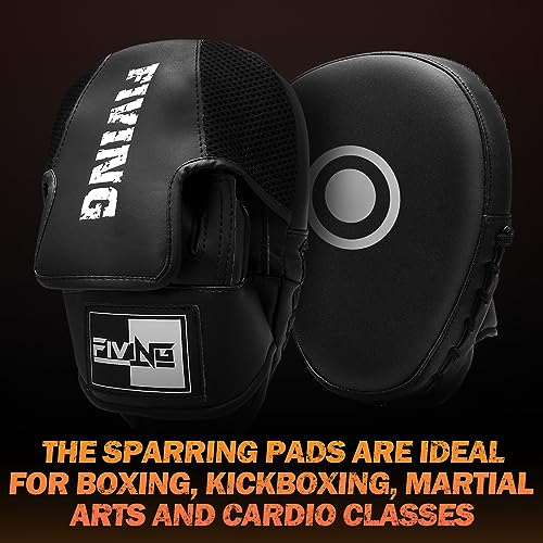 Image of Boxing Pads for Muay Thai,Punching,Sparring,Training,Focus Mitts | Focus Mitts, Curved Punch Mitts, For Martial Arts, Boxing Training, For Karate, Kickboxing, Taekwondo,for men and women