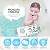 HOTUT Libros de Tela para Bebés,Libro Blandos para Bebés con Panda,Libro de Tela deJuguetes Aprendizaje y Educativo,Libro Bebe Interactivo Juguetes Bebes,Juguetes de Libros Sensoriales Suaves #5