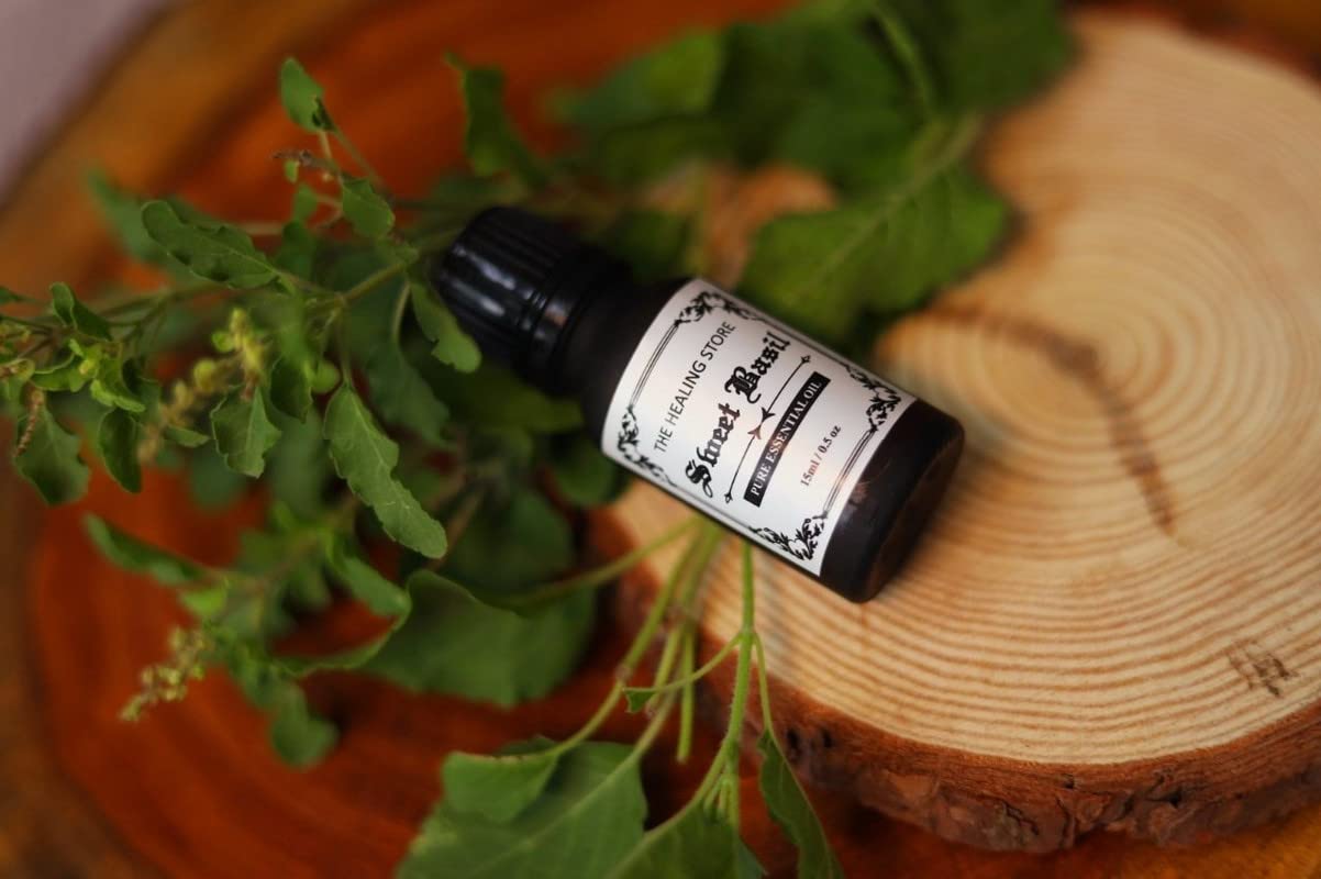 The Healing Store Sweet Basil Essential Oil