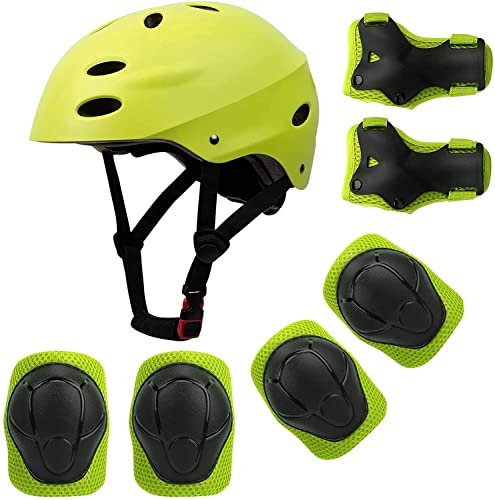 GIEMIT Skaterhelm Kinder Jungen Schoner Inliner Helm für Rollschuhe BMX Fahrrad Skateboard Kopfumfang 55-57cm Verstellbar 6 7 8 9 10 11 12 13 Jahre Cover