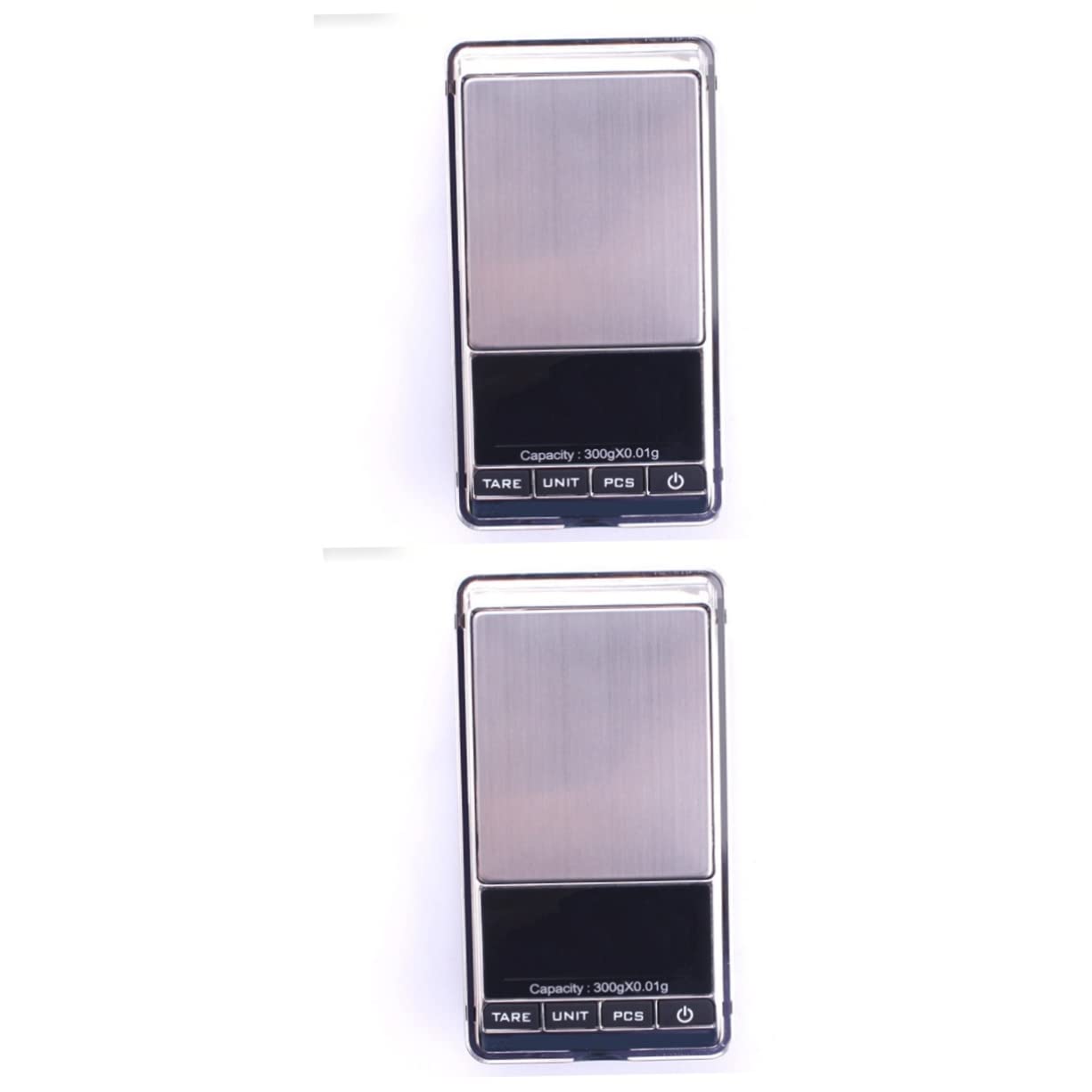 PRETYZOOM 2stücke Elektronische Miniwaage Für Schmuck Tragbare Pocket-waage Mit Lcd-display Für Präzise Messungen Von Gold Und Anderen Materialien