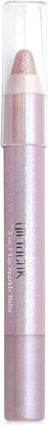 Girlactik3-in-1 Lip Sparkle Balm - Luxurious Gloss Trio for Radiant Lips and Elegant Shine (Periwinkle)